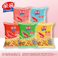 亲亲 鲜虾片 原味 80g*4袋