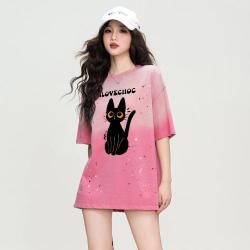 ilovechoc 女士短袖T恤 2025