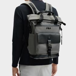 FILA 男士运动背包 时尚休闲耐用双肩书包 大容量电脑包