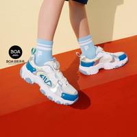 FILA 男中大童（33-40）童鞋儿童舒适百搭休闲复古跑鞋