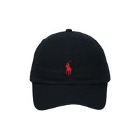 百亿补贴：RALPH LAUREN 徽标纯色 棉 鸭舌帽 儿童款 成人可使用