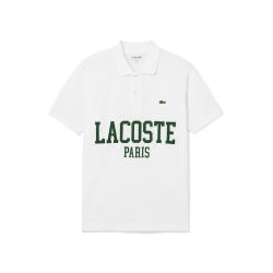 LACOSTE 法国鳄鱼男装春夏字母印花纯棉短袖男T恤Polo衫男士运动休闲