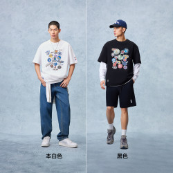杰克琼斯 男款夏季短袖T恤2026新款纯棉宽松上衣