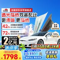 龙膜 畅领80+15 汽车贴膜 全车膜 深色