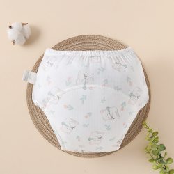 圣贝奇 冰丝训练裤女宝宝戒尿裤夏季纯棉透气可洗男女儿童尿不湿神器网眼