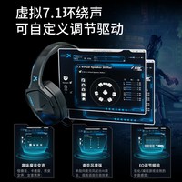 西伯利亚 V13电脑游戏电竞耳机头戴式7.1声道吃鸡耳麦有线带麦专用