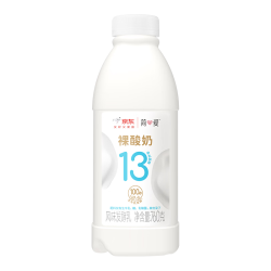 简爱 原味裸酸奶 760g*6瓶 家庭装