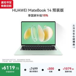 华为 MateBook 14 V20 店铺预装Windows版 轻薄笔记本电脑 2.8K OLED触控屏 酷睿Ultra 5 24G 1T原野绿