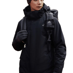 伯希和 冲锋衣三合一防风保暖套绒外套夹克登山服