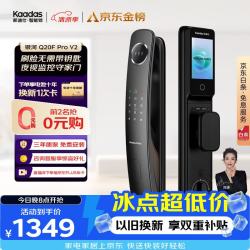 凯迪仕 Q20F Pro 3D人脸识别 双摄版 智能门锁