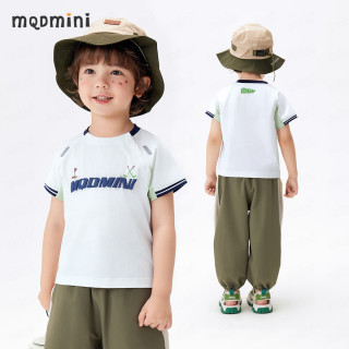 MQDMINI 男童短袖T恤 高尔夫系列 象牙白 90cm