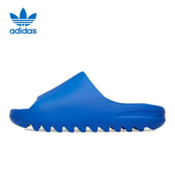 adidas YEEZY SLIDE ID4133 克莱茵蓝 UK5 运动拖鞋