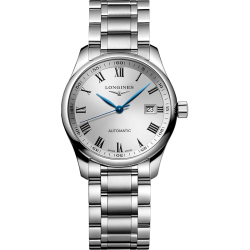 LONGINES 名匠系列 L22574966 机械表 银色 女士钢带腕表