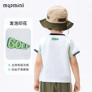MQDMINI 男童短袖T恤 高尔夫系列 象牙白 90cm