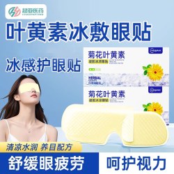 超亚医药 超亚叶黄素护眼贴冷敷凝胶草本冰凉贴放松冰感 菊花叶黄素凝胶款 10片*3盒