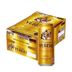宝珠山 日本原装惠比寿生啤500ml24罐 惠比寿啤*24 500mL