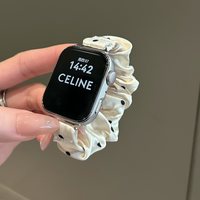 移动端：圣铂 适用华为fit5手表表带watch fit5pro新款波点弹力发圈表带fit4pro夏季韩系甜酷fit3/4代女款智能手表大肠腕带