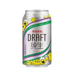 青岛啤酒 纯生8度啤酒 330ml*6听