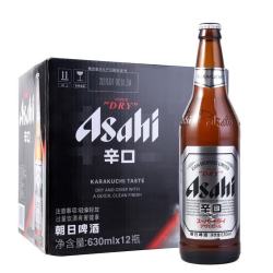 asahi 朝日啤酒 超爽 辛口啤酒 630ml*12瓶