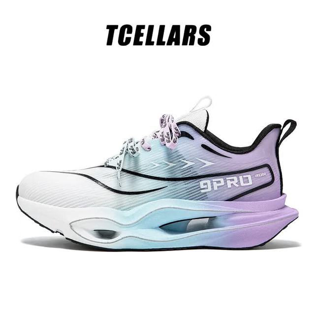 Tcellars 新款厚底耐磨全掌跑鞋 紫罗蓝