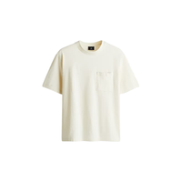 H&M 1275904 美式宽松圆领 白色 M 男士T恤