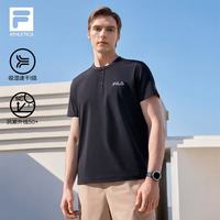 FILA 【斐乐速干】吸湿速干防晒针织短袖T恤 运动休闲半袖