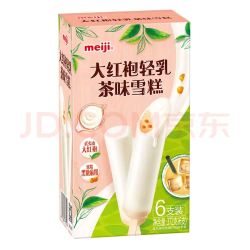 明治 大红袍轻乳茶味雪糕 62g*6支 彩盒装