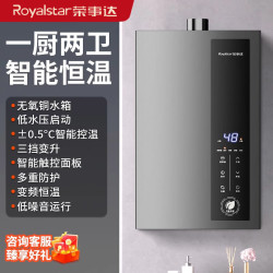 荣事达 家用燃气热水器强排式智能恒温天然气热水器洗澡