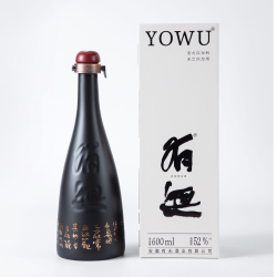 有无问道52度六瓶老子文化特色黑瓷瓶浓香型白酒52度3600ml
