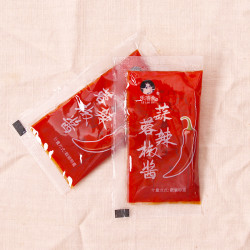 乐落食 袋装蒜蓉辣酱潮汕沙茶酱烧烤冷面生蚝辣椒酱