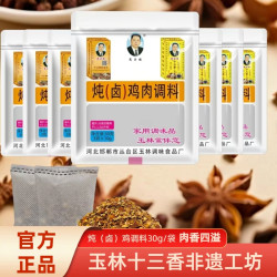 武玉林 炖卤鸡肉料30克炖鸡块鸡腿鸡爪卤蛋卤菜豆干豆皮调味料
