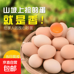 京喜 海佑正宗鲜鸡蛋  单枚40g*20枚