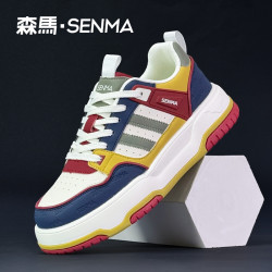 森马 SENMA/森马2026春季新款时尚百搭潮流休闲板鞋舒适厚底增高运动鞋