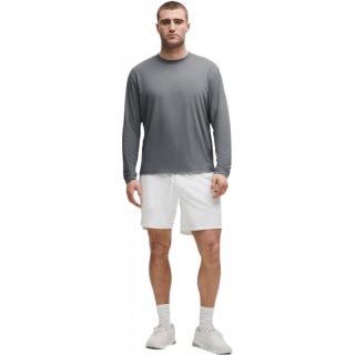 lululemon 男士 EasySet? 速干长袖T恤 太阳灰 M