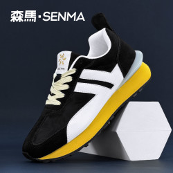 森马 SENMA/森马春季潮流阿甘鞋休闲男鞋潮百搭运动鞋厚底增高防滑耐磨