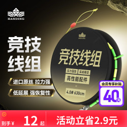 汉鼎 竞技线组原丝主线成品线组鱼线高强度专业黑坑竞技钓鱼主线组