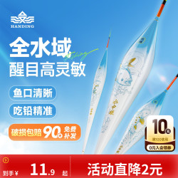 汉鼎 水中眼鱼漂浮漂鲫鱼鲢鳙鲤浮漂防爆顶灵敏醒目休闲垂钓鱼用具