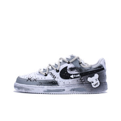 NIKE 定制球鞋Nike/耐克CourtVision1暴力痞熊 哥特百搭低帮 板鞋 男款