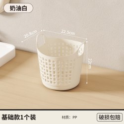 居家家 脏衣篓脏衣服收纳筐家用洗衣篮娃娃收纳桶卫生间放衣物脏衣篮