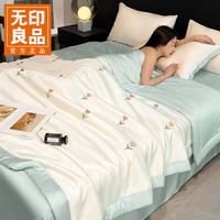 无印良品 17号晚八点真五折!水洗冰丝夏被