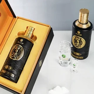 今日必买、值友专享:习酒 经典黑金 53度 酱香型白酒 500ml*2瓶 礼盒