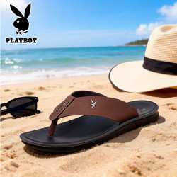 PLAYBOY 男士拖鞋2026新款夏季男款潮流凉拖凉鞋男外穿防滑人字拖