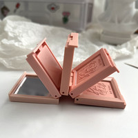 便当四层腮红哑光四色组合膨胀色收缩色浮雕感粉色杏色提亮高光