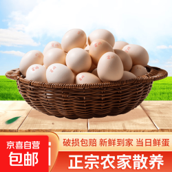 京喜 依禾富硒红心鸡蛋  单枚60g±5g*30枚