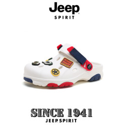 JEEP SPIRIT 吉普洞洞鞋夏季休闲外穿透气防滑包头洞洞鞋