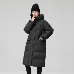 雪中飞 情侣长款廓形连帽羽绒服 多款可选
