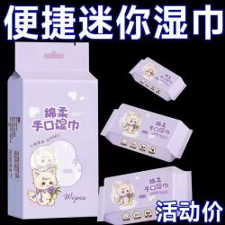 南岭钰 便携湿巾 8包/1提 买一送一