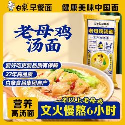 白象 营养早餐面老母鸡汤面茄汁面挂面面条龙须面带料包宿舍速食