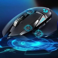 罗技 三人团 罗技G502 Hero有线游戏鼠标配重RGB电竞专用吃鸡CF/LOL宏键位
