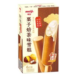 明治 栗子焙茶味雪糕 56g*6支 彩盒装